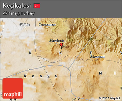 Satellite Map of Keçikalesi