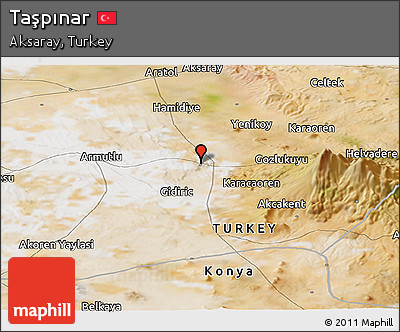 Satellite Panoramic Map of Taşpınar