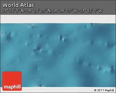 Satellite 3D Map of the Area around 38° 9' 19" N, 38° 10' 29" W