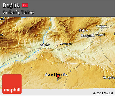 Physical 3D Map of Bağlık
