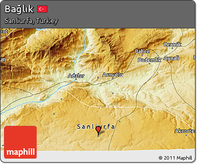 Physical 3D Map of Bağlık