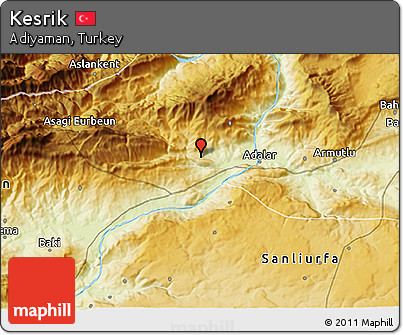 Physical 3D Map of Kesrik