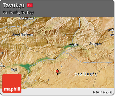 Satellite 3D Map of Tavukçu
