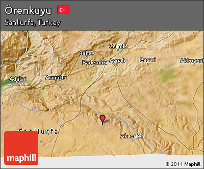 Satellite 3D Map of Örenkuyu