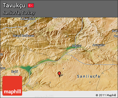 Satellite 3D Map of Tavukçu