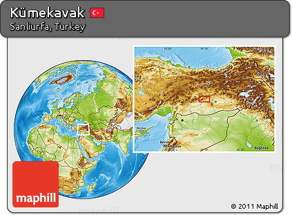 Physical Location Map of Kümekavak