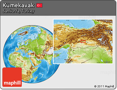 Physical Location Map of Kümekavak