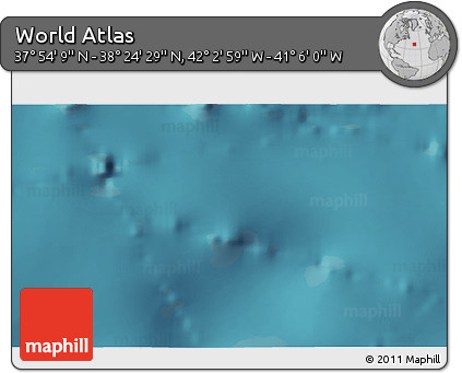 Satellite 3D Map of the Area around 38° 9' 19" N, 41° 34' 30" W