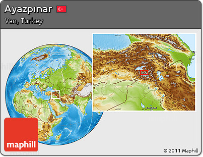 Physical Location Map of Ayazpınar