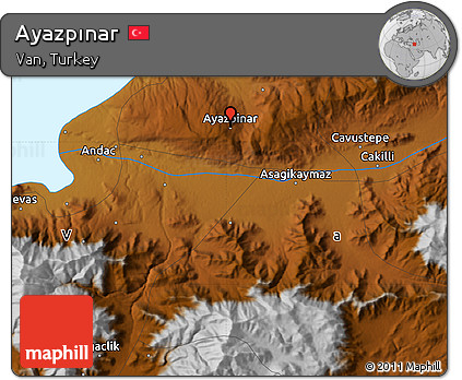 Physical Map of Ayazpınar