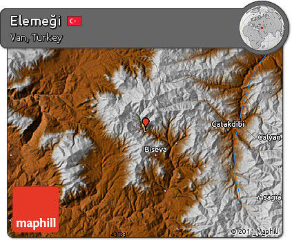 Physical Map of Elemeği