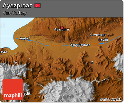 Physical Map of Ayazpınar