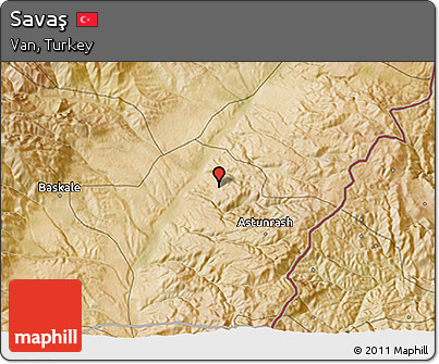 Satellite 3D Map of Savaş