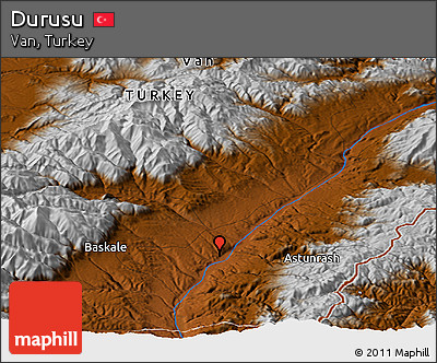 Physical Panoramic Map of Durusu