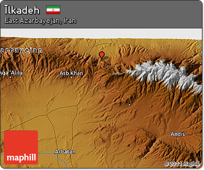 Physical 3D Map of Īlkadeh