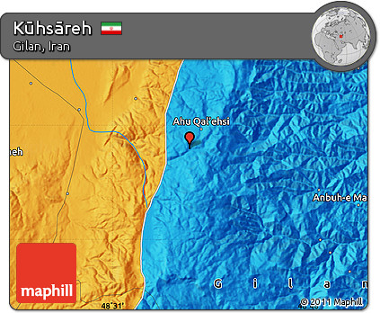 Political Map of Kūhsāreh