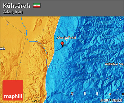 Political Map of Kūhsāreh