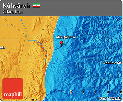 Political Map of Kūhsāreh