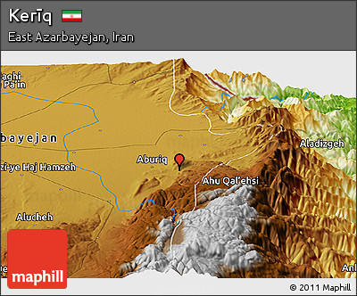 Physical Panoramic Map of Kerīq