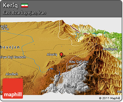 Physical Panoramic Map of Kerīq