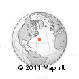 Outline Map of the Area around 38° 9' 19" N, 52° 37' 30" W, rectangular outline