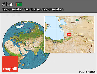 Satellite Location Map of Chāt