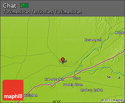 Physical Map of Chāt