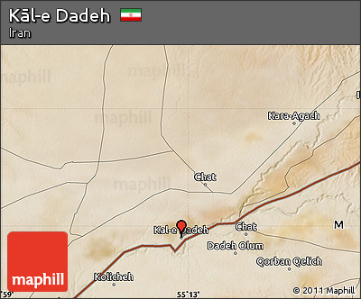 Satellite Map of Kāl-e Dadeh