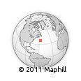 Outline Map of the Area around 38° 9' 19" N, 56° 52' 30" W, rectangular outline