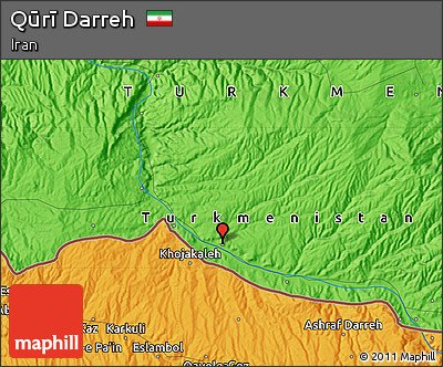 Political Map of Qūrī Darreh