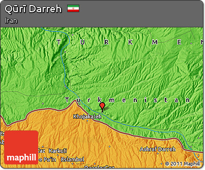 Political Map of Qūrī Darreh