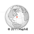 Outline Map of the Area around 38° 9' 19" N, 57° 43' 30" W, rectangular outline
