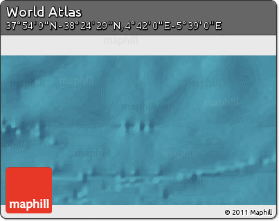 Satellite 3D Map of the Area around 38° 9' 19" N, 5° 10' 30" E