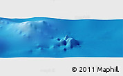 Shaded Relief Panoramic Map of the area around 38° 9' 19" N, 60° 16' 29" W