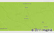 Physical 3D Map of the area around 38° 9' 19" N, 61° 16' 29" E
