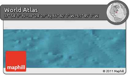 Satellite Panoramic Map of the Area around 38° 9' 19" N, 66° 13' 29" W