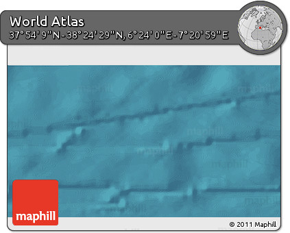 Satellite 3D Map of the Area around 38° 9' 19" N, 6° 52' 30" E