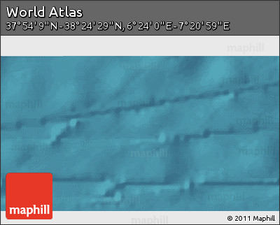 Satellite 3D Map of the Area around 38° 9' 19" N, 6° 52' 30" E