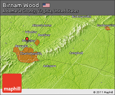 Physical 3D Map of Birnam Wood