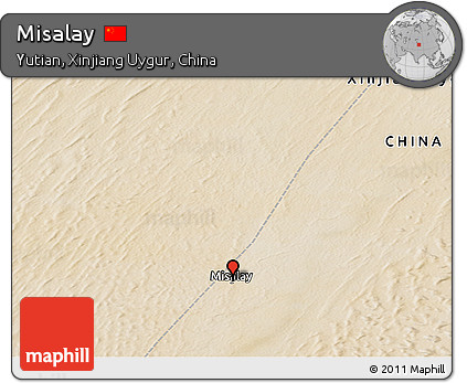 Satellite Panoramic Map of Misalay