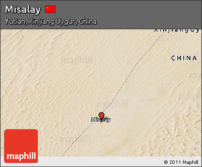 Satellite Panoramic Map of Misalay