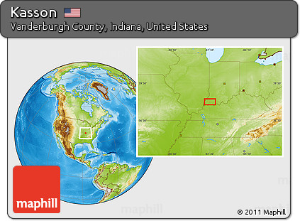 Physical Location Map of Kasson