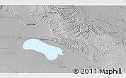 Physical 3D Map of the area around 38° 9' 19" N, 91° 1' 30" E