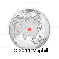 Outline Map of the Area around 38° 9' 19" N, 91° 1' 30" E, rectangular outline