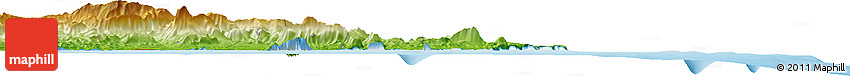 Physical Horizon Map of Rada De Moraira