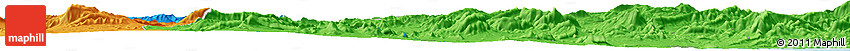 Political Horizon Map of the Area around 38° 36' 25" N, 0° 46' 30" W