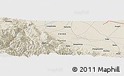 Shaded Relief Panoramic Map of the area around 38° 36' 25" N, 100° 22' 30" E