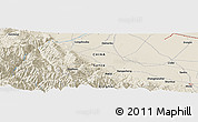 Shaded Relief Panoramic Map of Shunhua