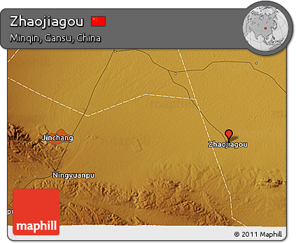Physical 3D Map of Zhaojiagou