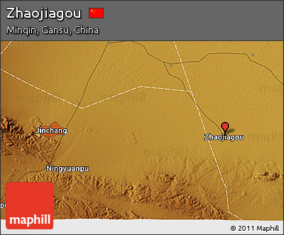 Physical 3D Map of Zhaojiagou